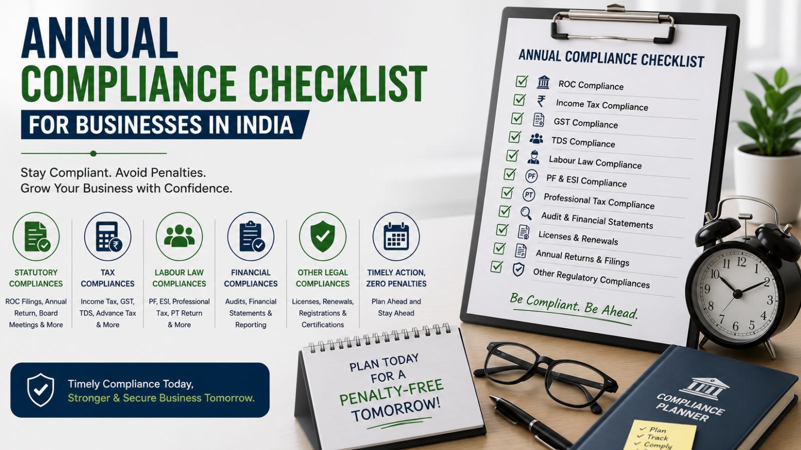 5 Annual Compliance Checklist for Businesses in India